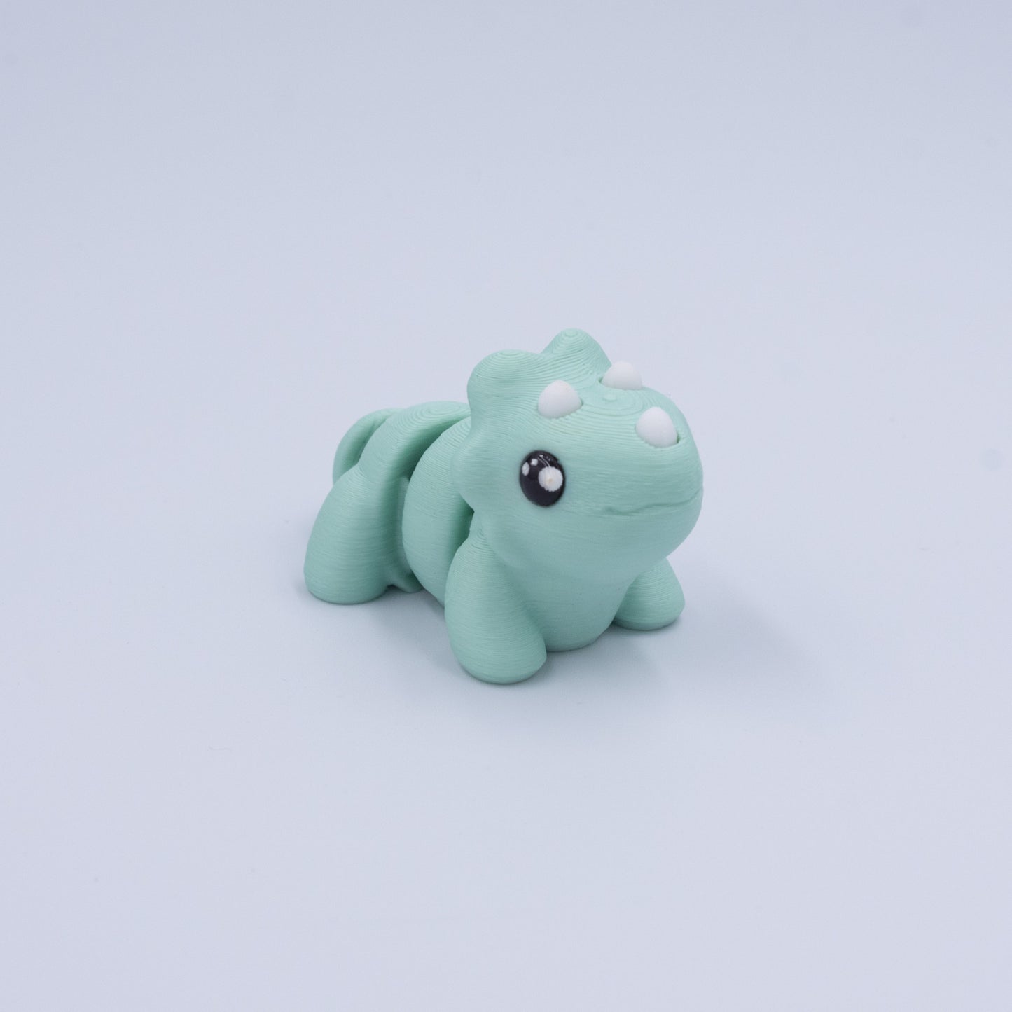 3D PRINTED TRICERATOPS DINOSAUR WIGLET