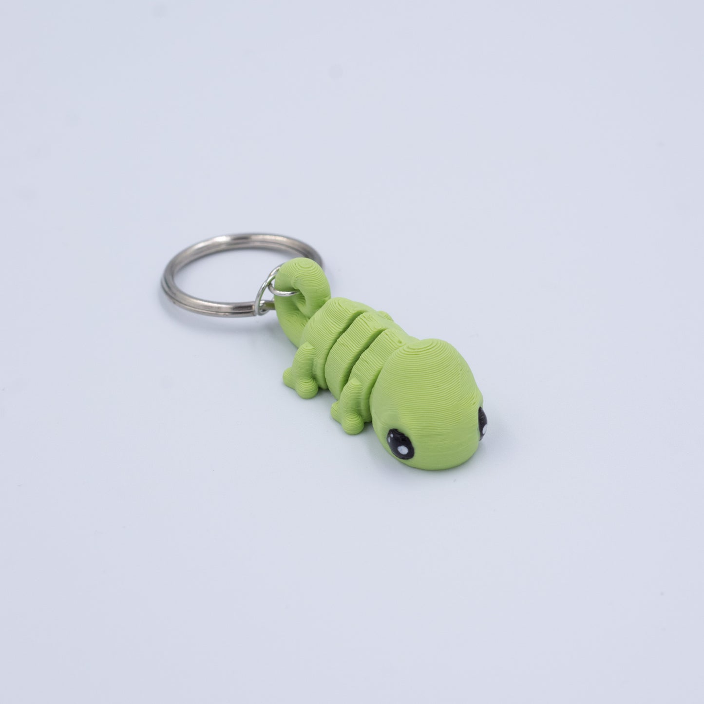 3D PRINTED CHAMELEON KEYCHAIN WIGLET