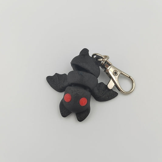 3D PRINTED BAT KEYRING WIGLET