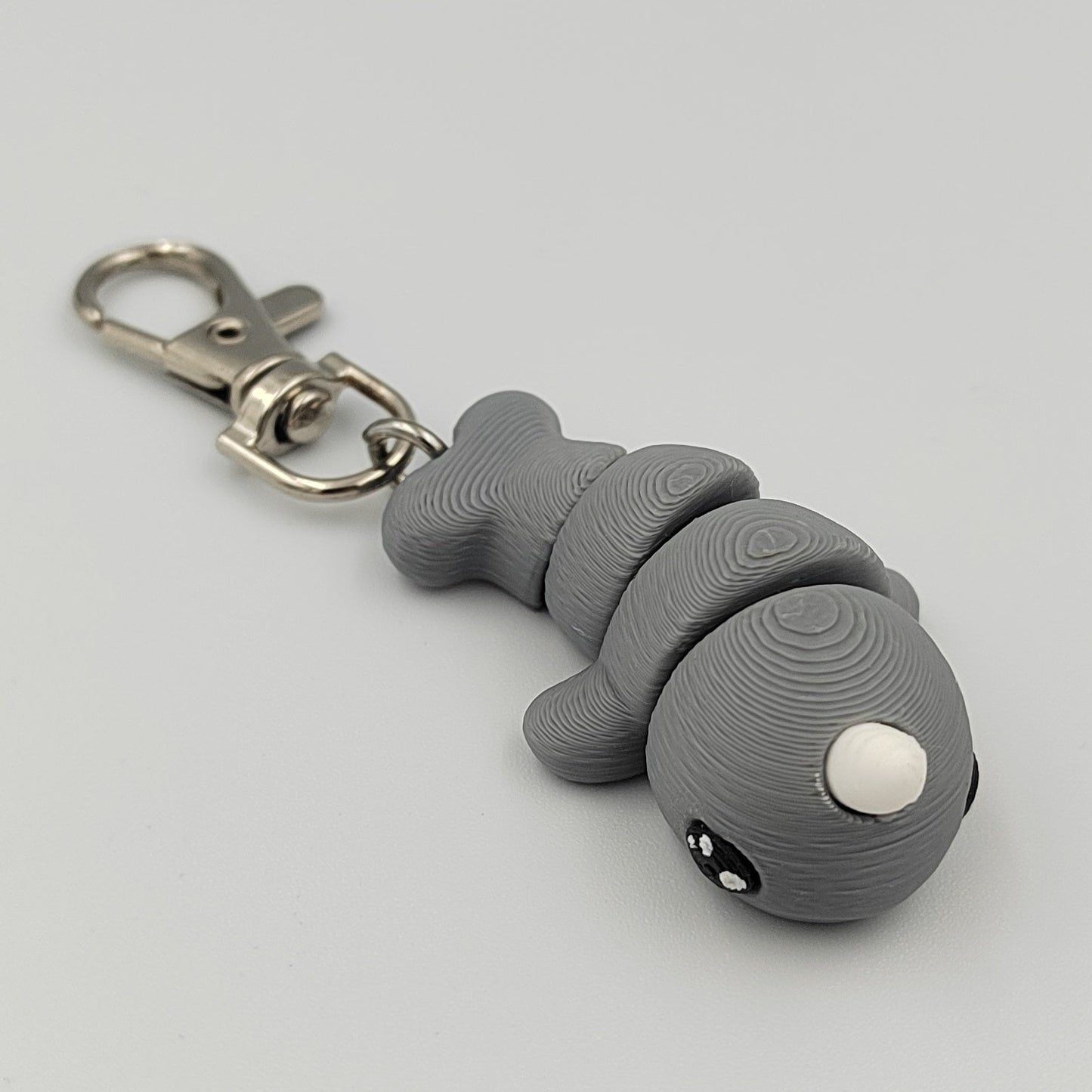 3D PRINTED NARWHALE KEYCHAIN WIGLET