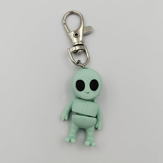 3D PRINTED ALIEN KEYCHAIN WIGLET