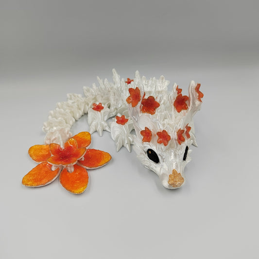 3D PRINTED AND PAINTED CHERRY BLOSSOM DRAGONS