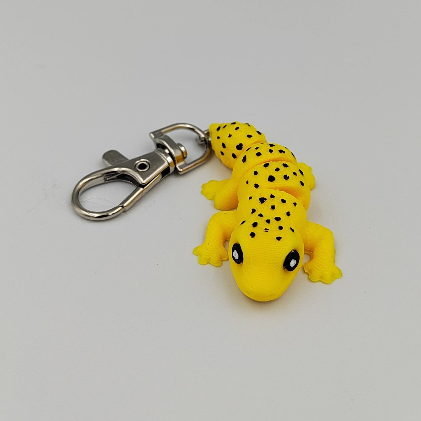 3D PRINTED LEOPARD GEKKO KEYRING WIGLET