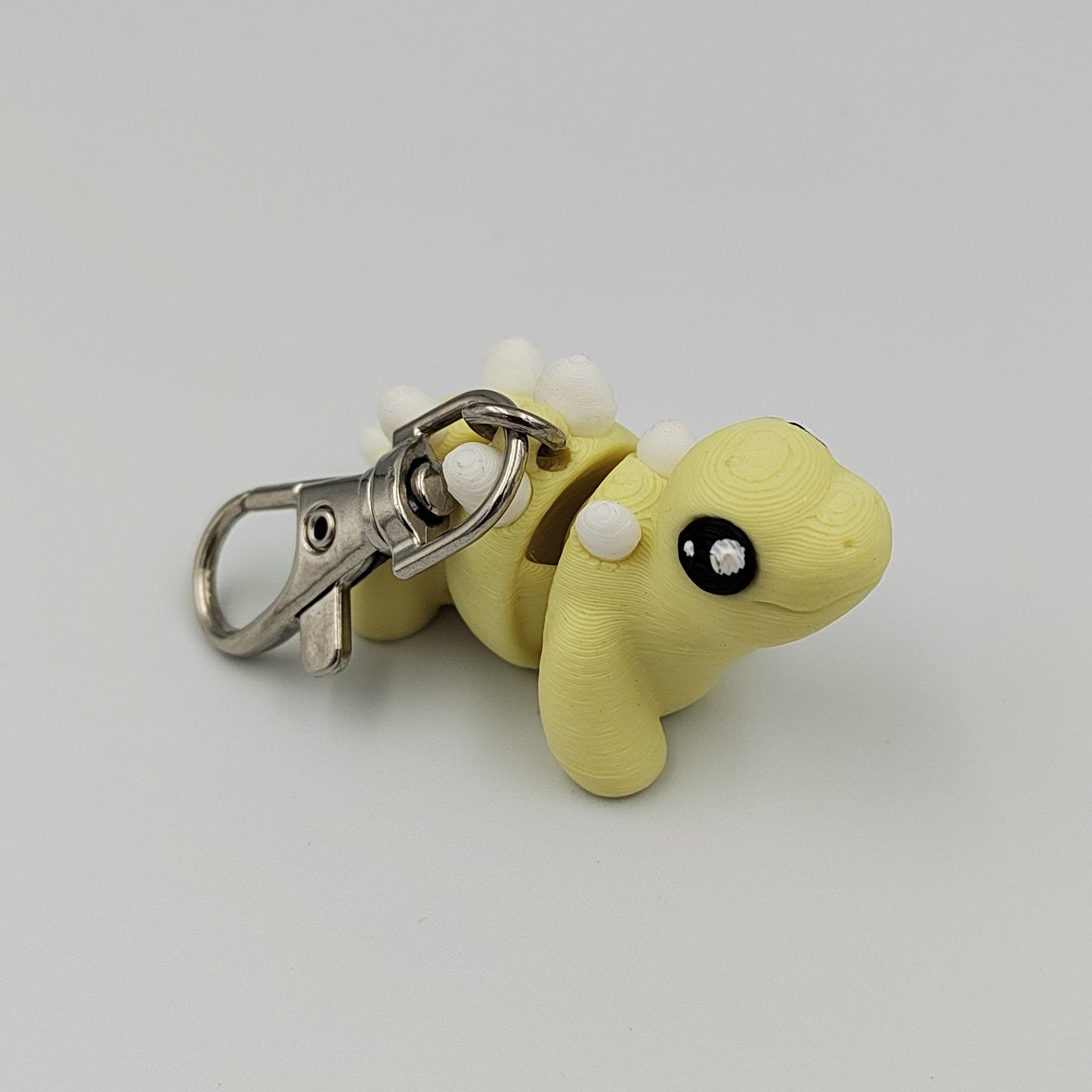 3D PRINTED STEGOSAURUS DINOSAUR KEYCHAIN WIGLET