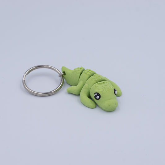 3D PRINTED CROCODILE KEYCHAIN WIGLET