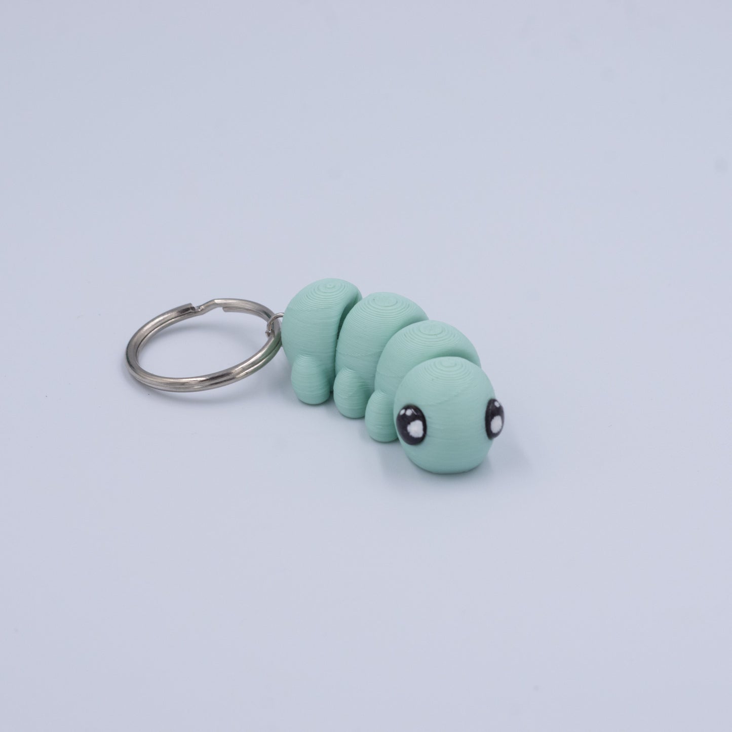 3D PRINTED WORM KEYCHAIN WIGLET