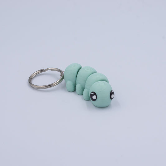 3D PRINTED WORM KEYCHAIN WIGLET