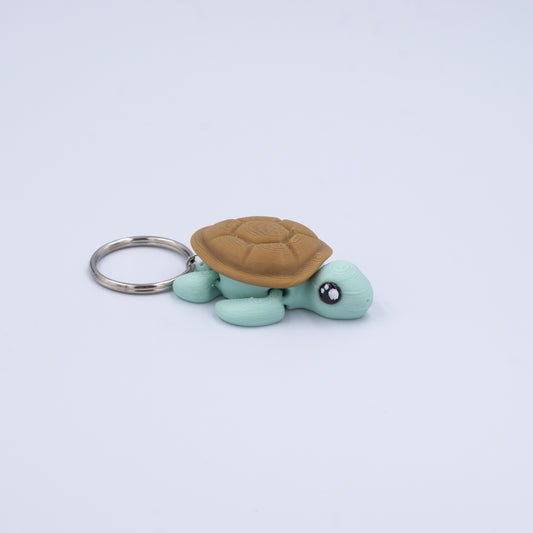 3D PRINTED TURTLE KEYCHAIN WIGLET