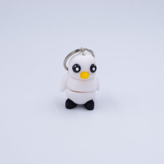 3D PRINTED PENGUIN KEYCHAIN WIGLET