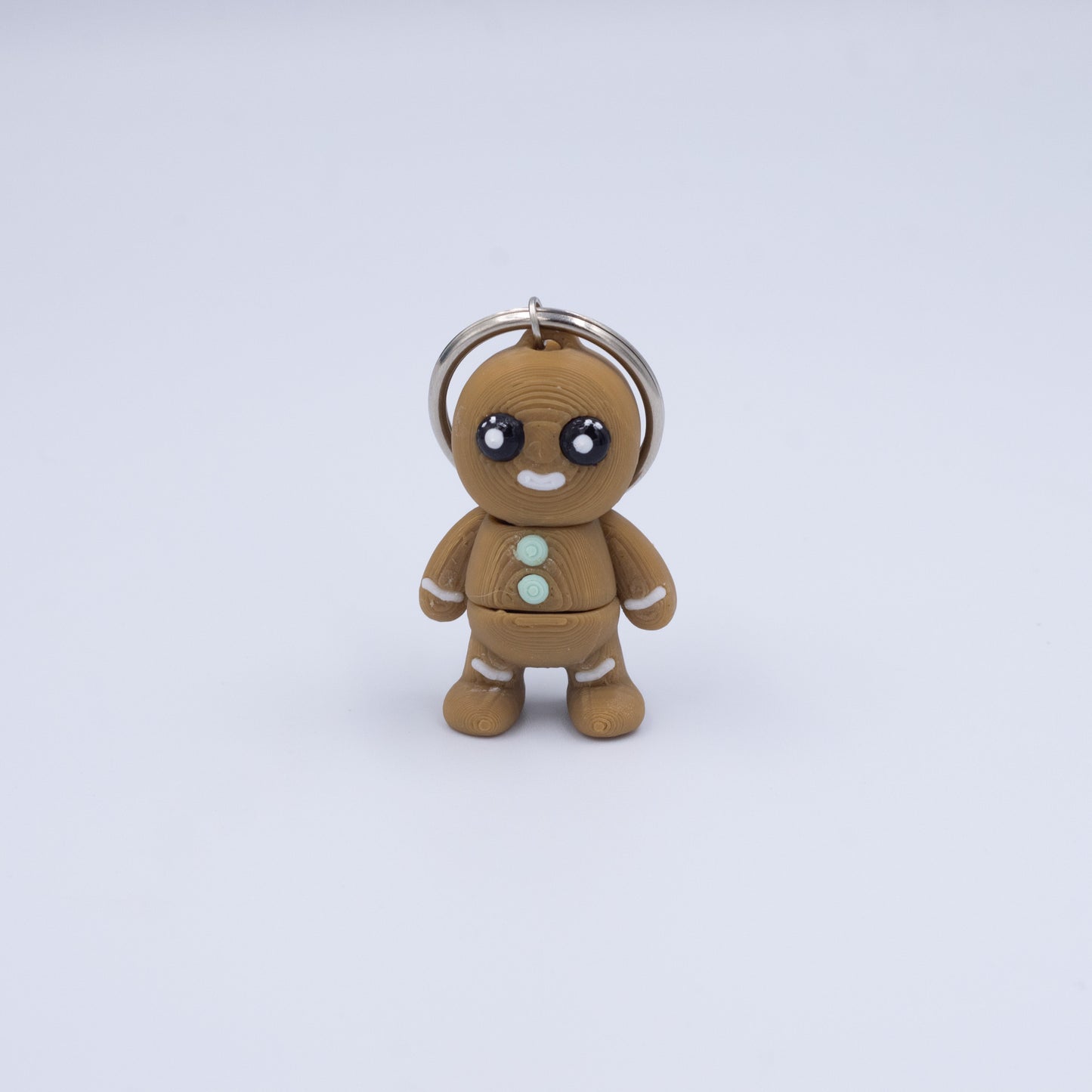 3D PRINTED GINGERBREAD MAN KEYCHAIN WIGLET