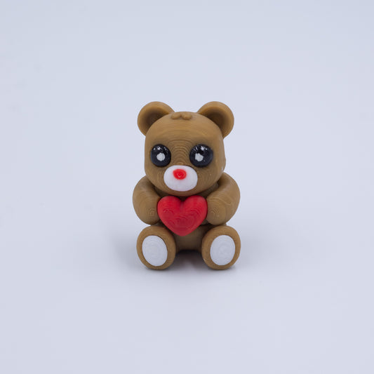 3D PRINTED LOVE TEDDY BEAR WIGLET