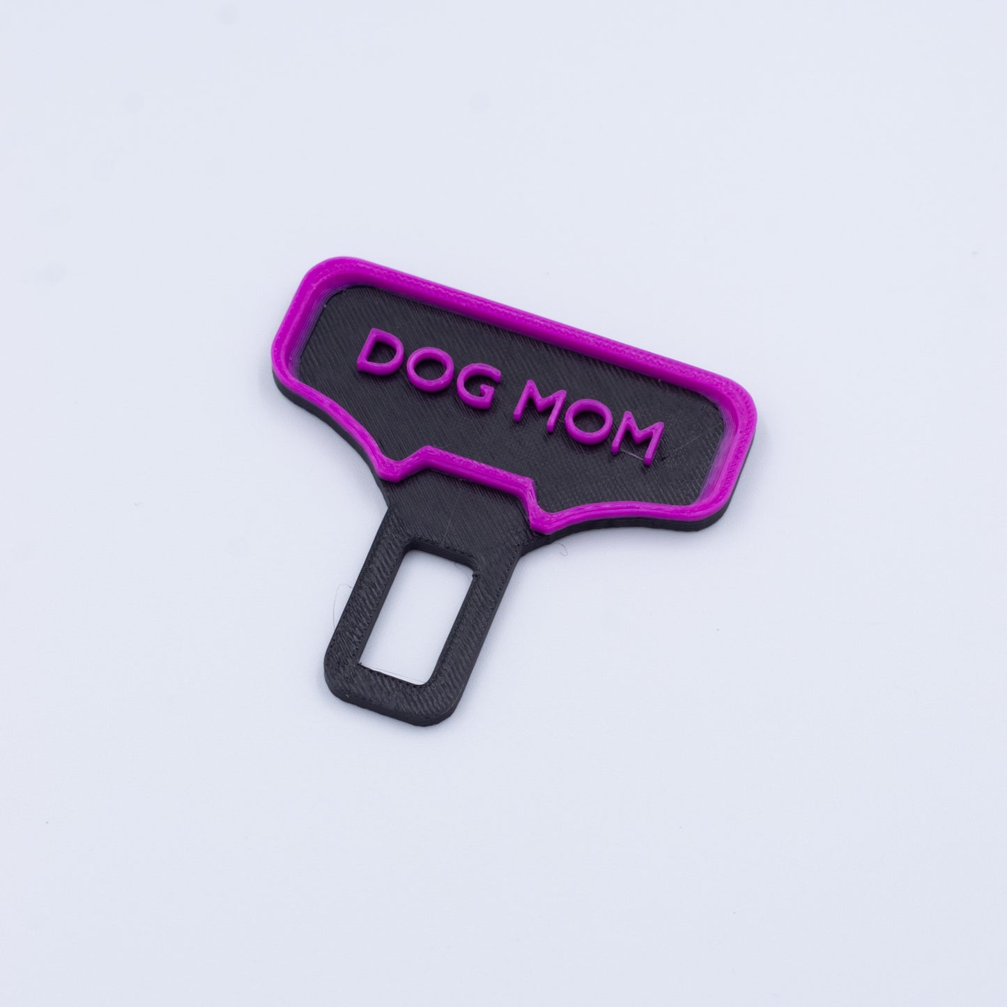 3D PRINTED SEAT BELT CLIP DOG MOM OR DOG DAD