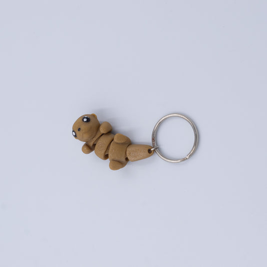 3D PRINTED BABY OTTER KEYCHAIN WIGLET