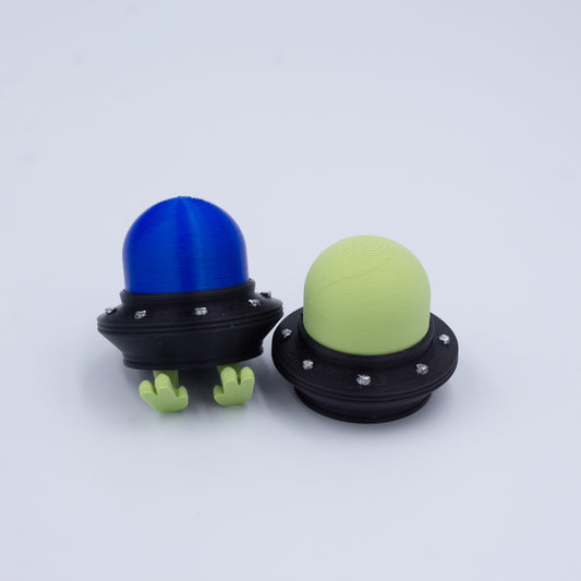 3D PRINTED UFO SHIP WITH LEGS WIGLET
