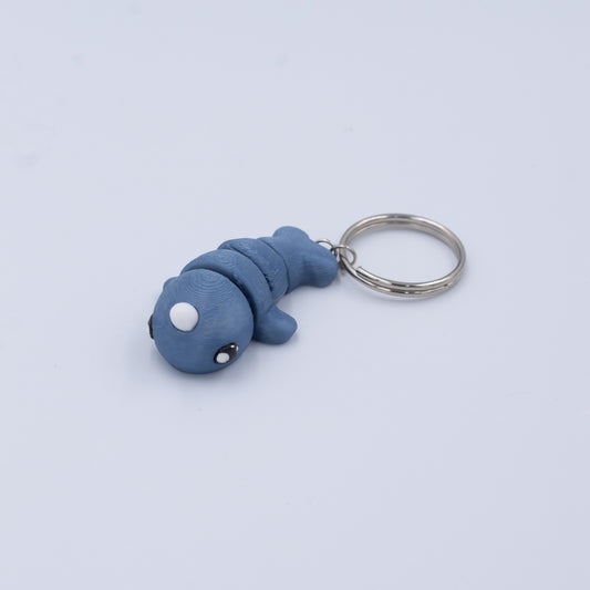 3D PRINTED NARWHALE KEYCHAIN WIGLET