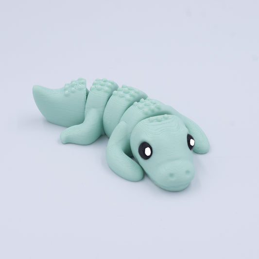 3D PRINTED CROCODILE WIGLET