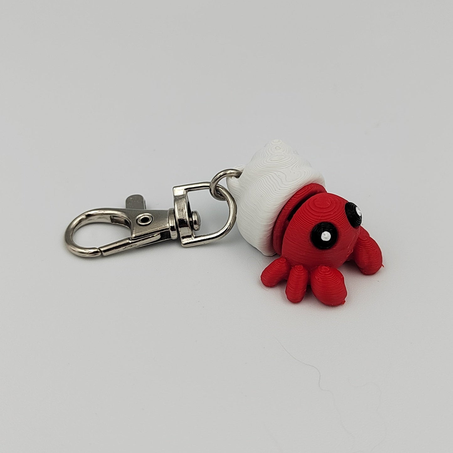 3D PRINTED HERMIT CRAB KEYCHAIN WIGLET