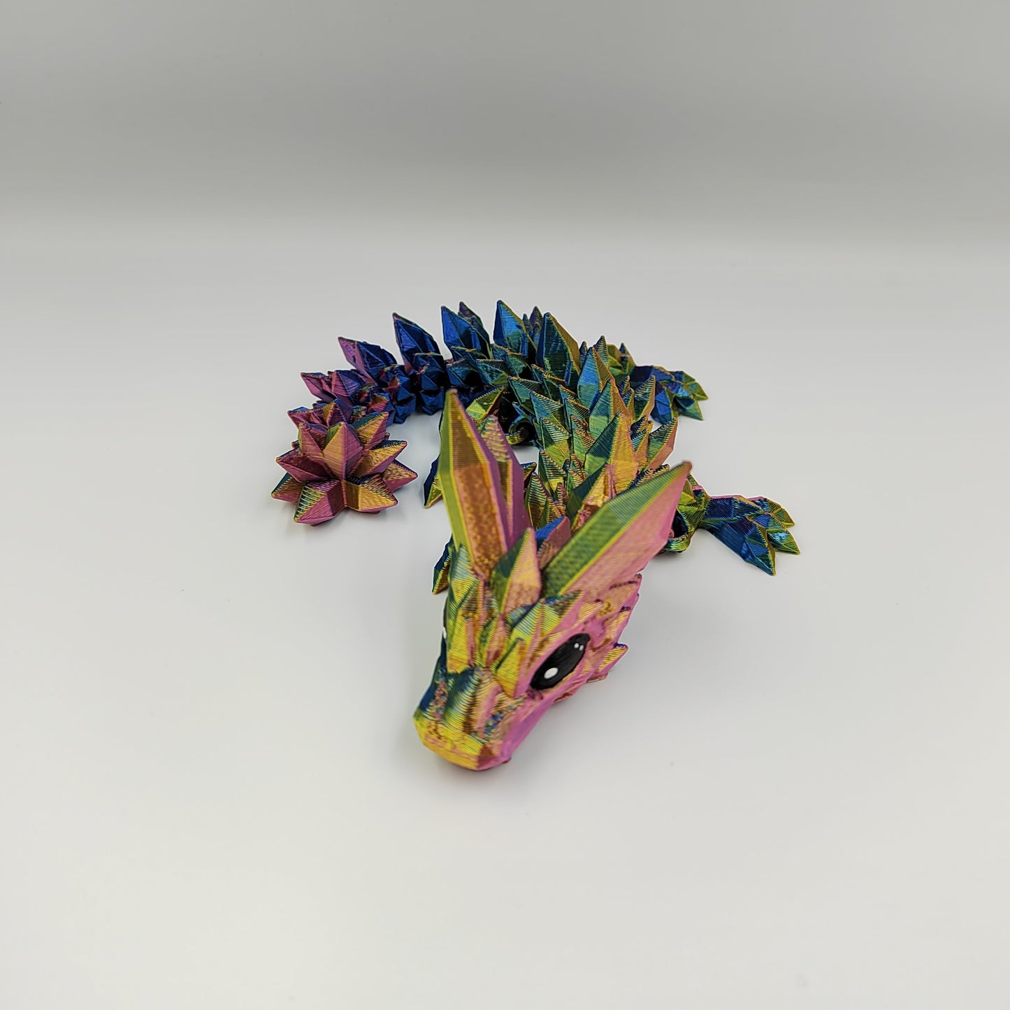 3D PRINTED CRYSTAL DRAGON WIGLET