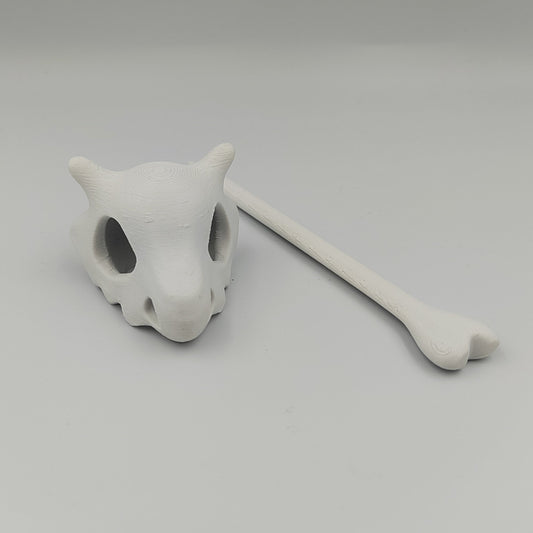 3D PRINTED SKULL HAIRPIN