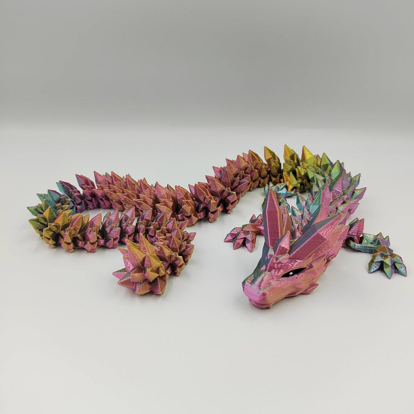 3D PRINTED LARGE CRYSTAL DRAGON WIGLET