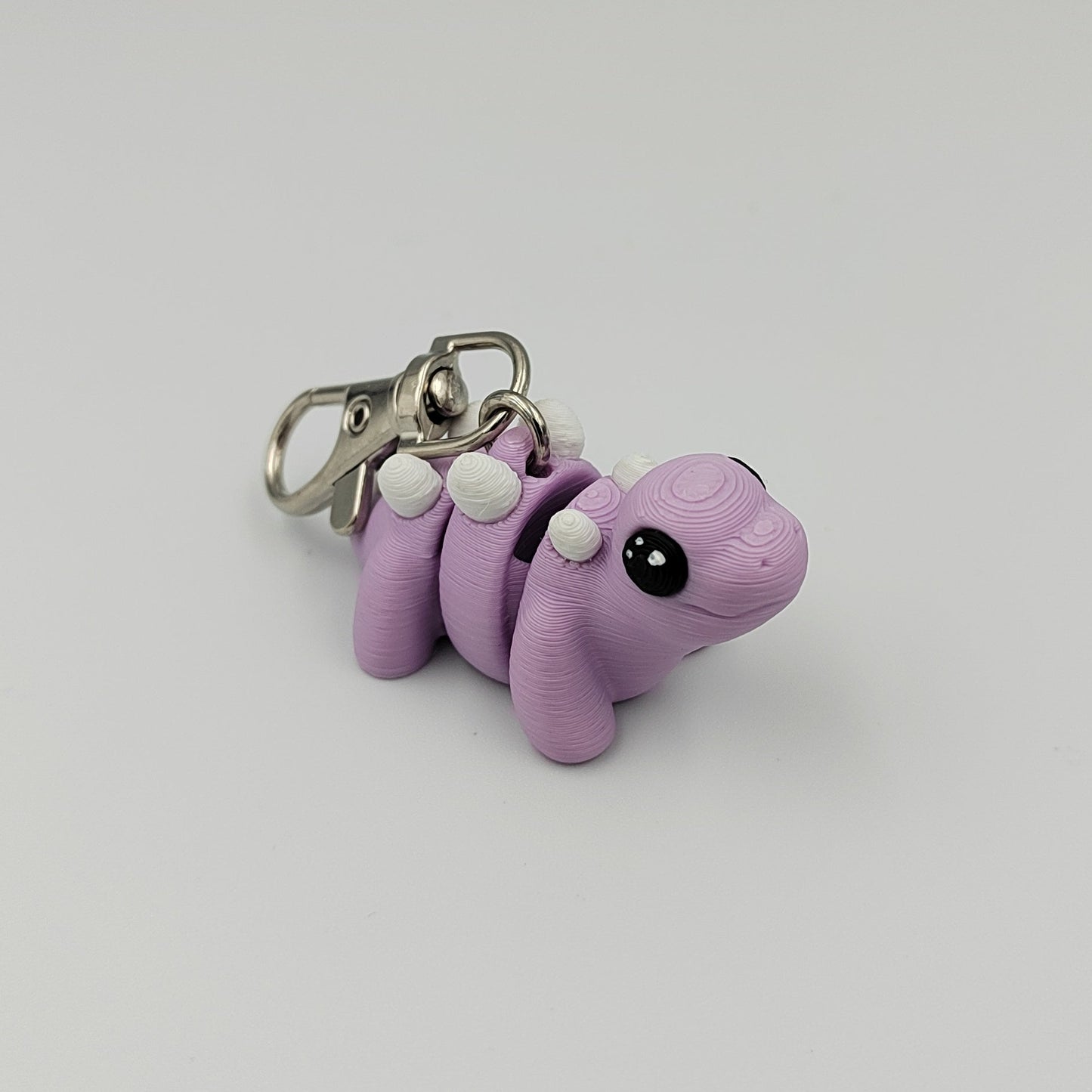 3D PRINTED STEGOSAURUS DINOSAUR KEYCHAIN WIGLET