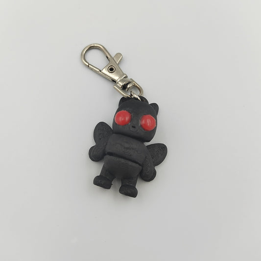 3D PRINTED MOTHMAN KEYRING