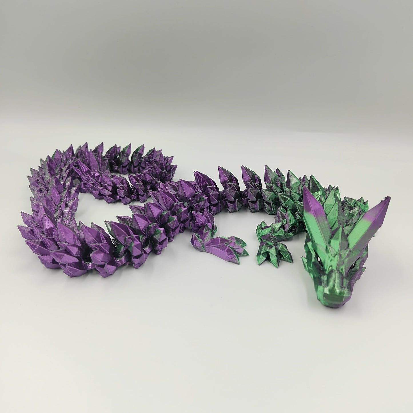 3D PRINTED LARGE CRYSTAL DRAGON WIGLET