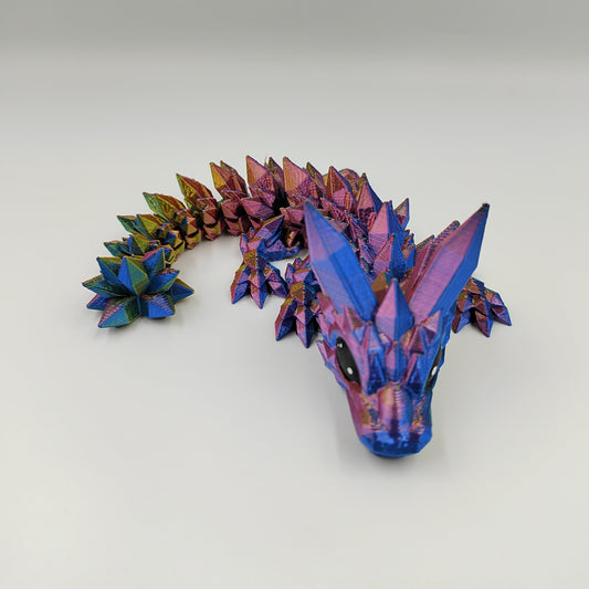 3D PRINTED CRYSTAL DRAGON WIGLET