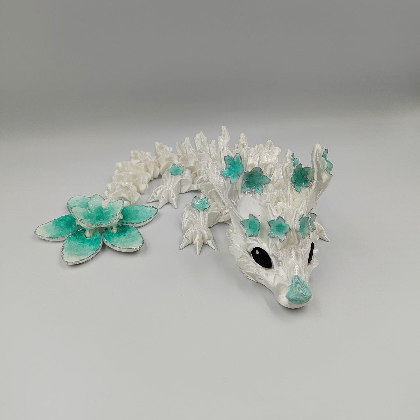 3D PRINTED AND PAINTED CHERRY BLOSSOM DRAGONS