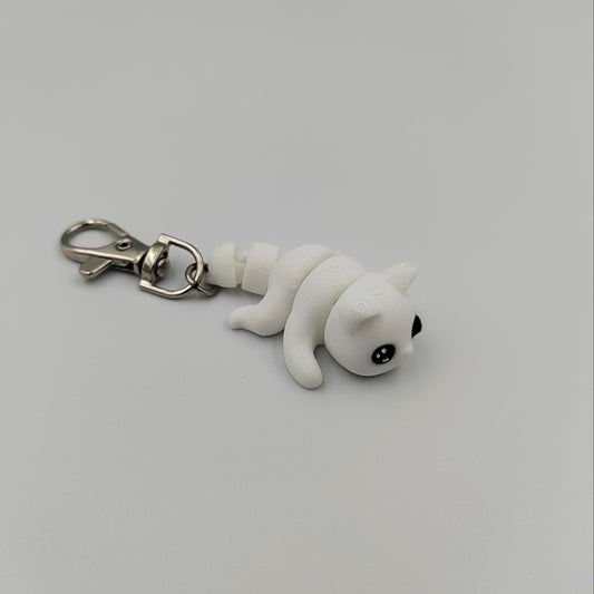 3D PRINTED CAT KEYRRING WIGLET