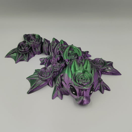 3D PRINTED MEDIUM ROSE WYVERN