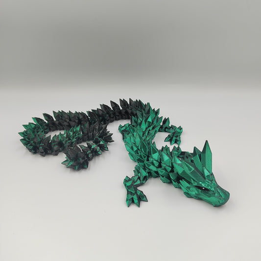 3D PRINTED LARGE CRYSTAL DRAGON WIGLET