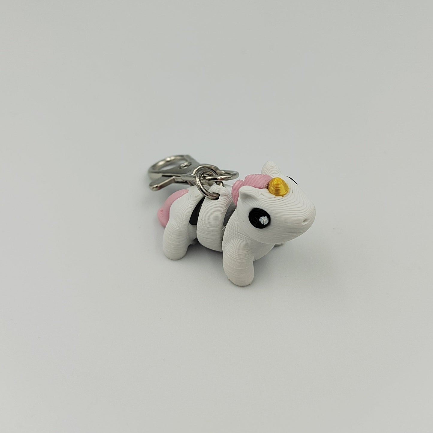 3D PRINTED UNICORN KEYRING WIGLET