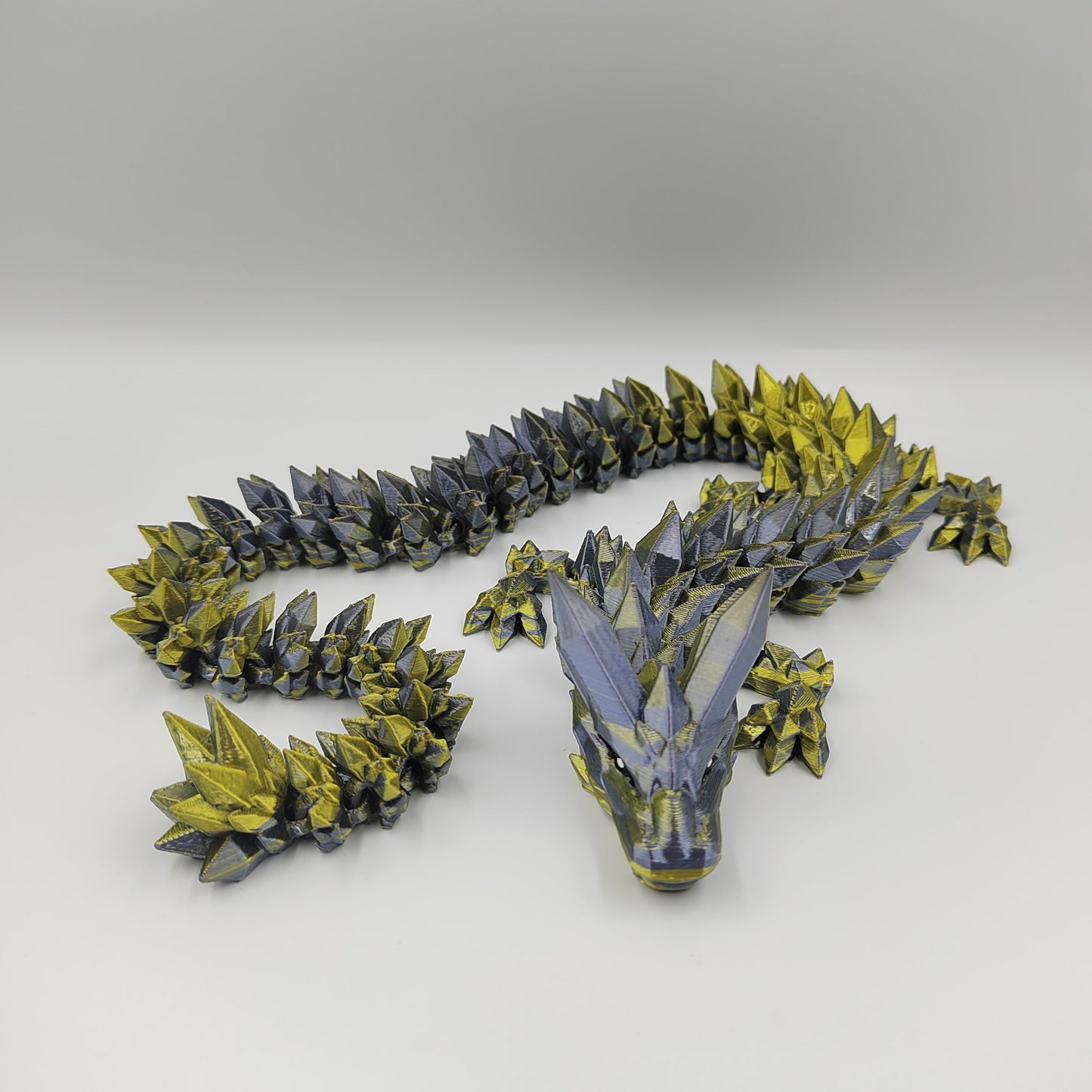 3D PRINTED LARGE CRYSTAL DRAGON WIGLET