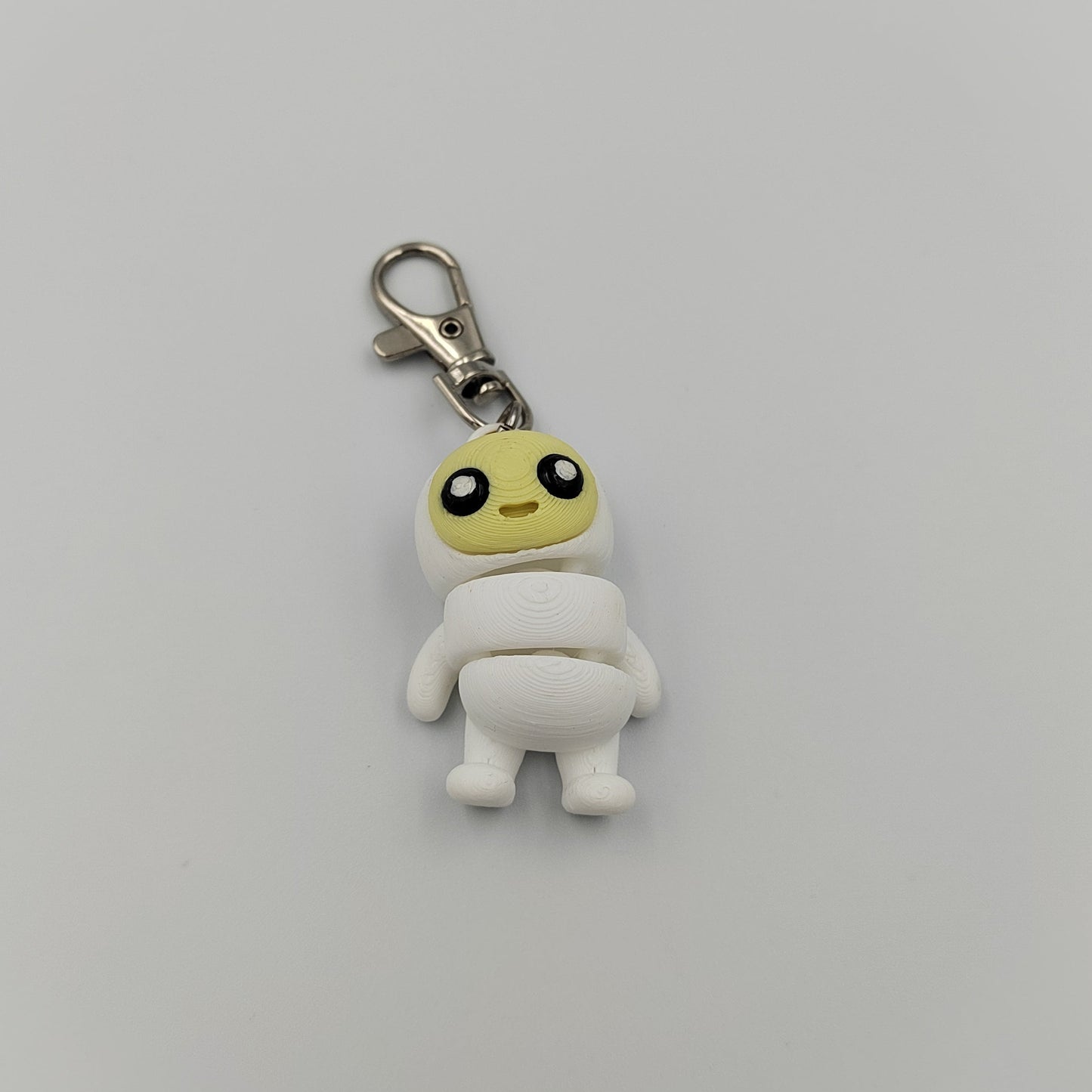3D PRINTED EGG MAN KEYRING WIGLET