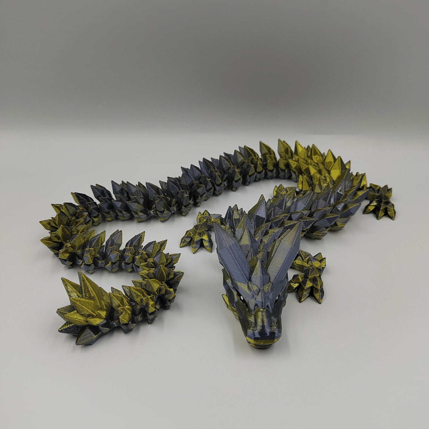 3D PRINTED LARGE CRYSTAL DRAGON WIGLET
